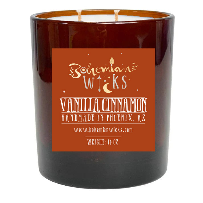 Bohemian Bliss Jar - Vanilla Cinnamon - 2-Wick