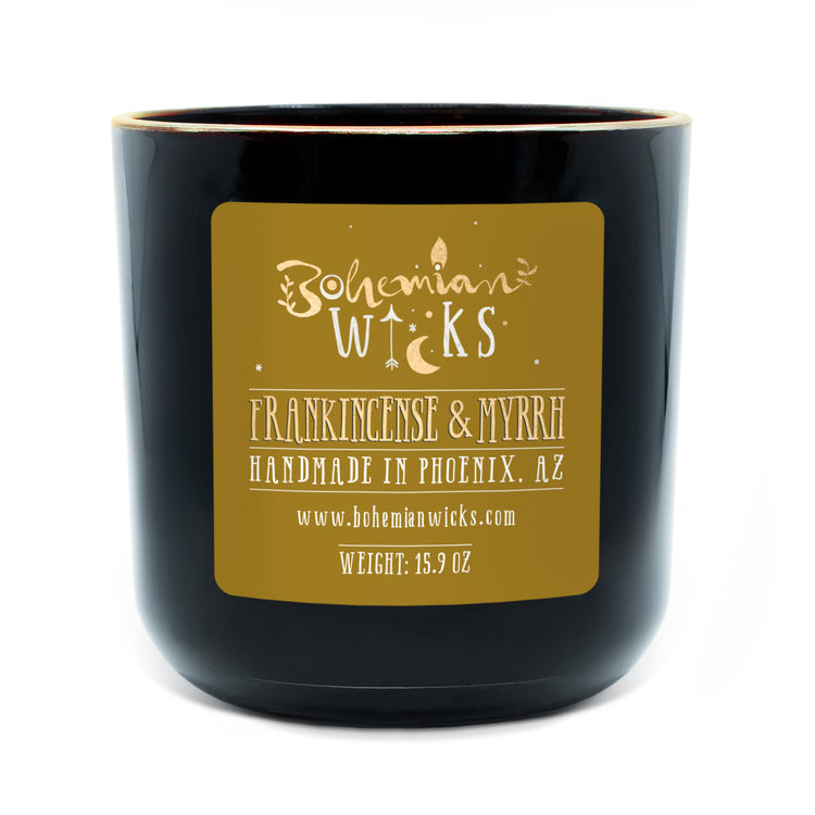 Bohemian Bliss Jar - Frankincense & Myrrh - 2-Wick