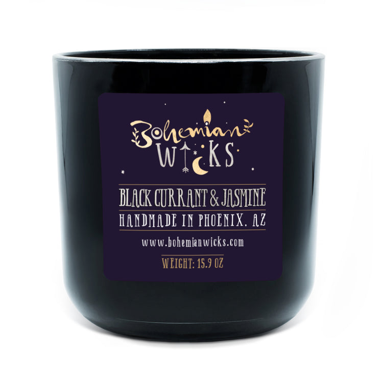 Bohemian Bliss Jar - Black Currant & Jasmine - 2-Wick