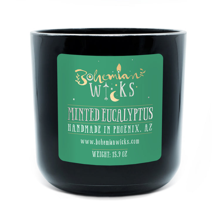 Bohemian Bliss Jar <br>Minted Eucalyptus <br>2-Wick