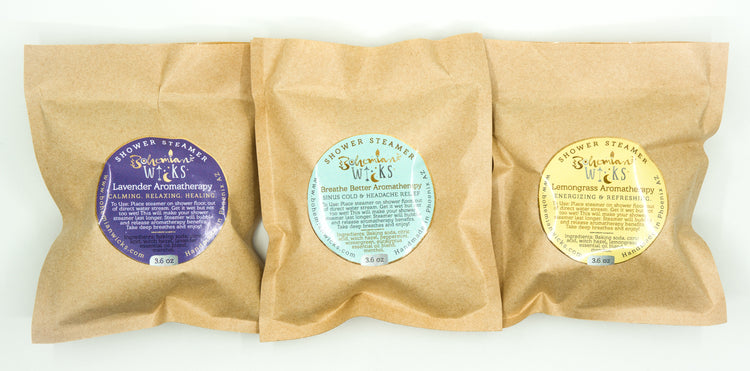 Set of 3 Steamers - Lavender, Lemongrass & Breathe Well