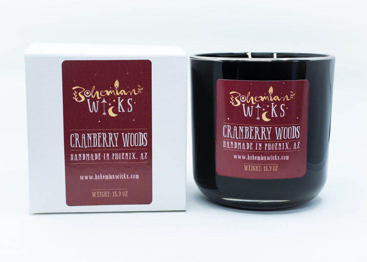 Bohemian Bliss Jar - Cranberry Woods - 2-Wick