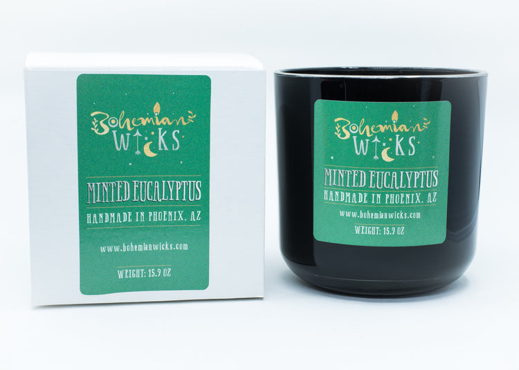 Bohemian Bliss Jar <br>Minted Eucalyptus <br>2-Wick