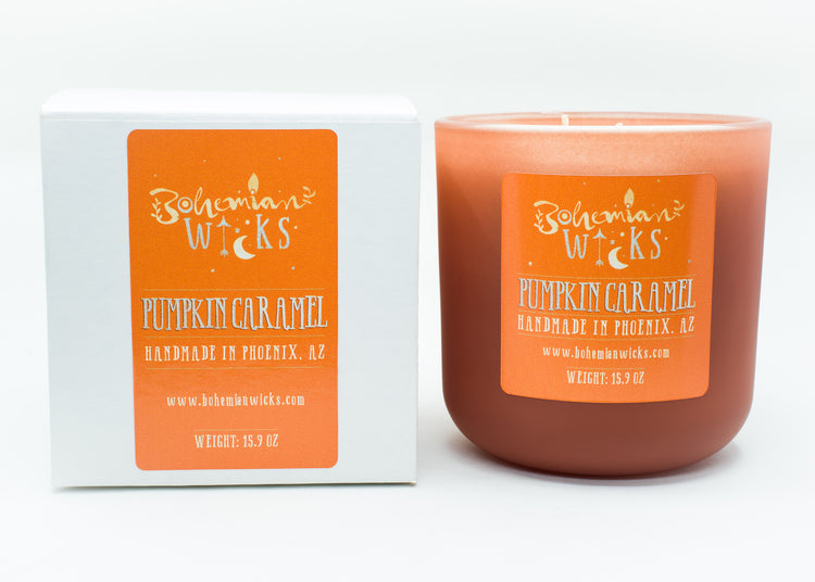 Bohemian Bliss Jar <br>Pumkin Caramel <br>2-Wick