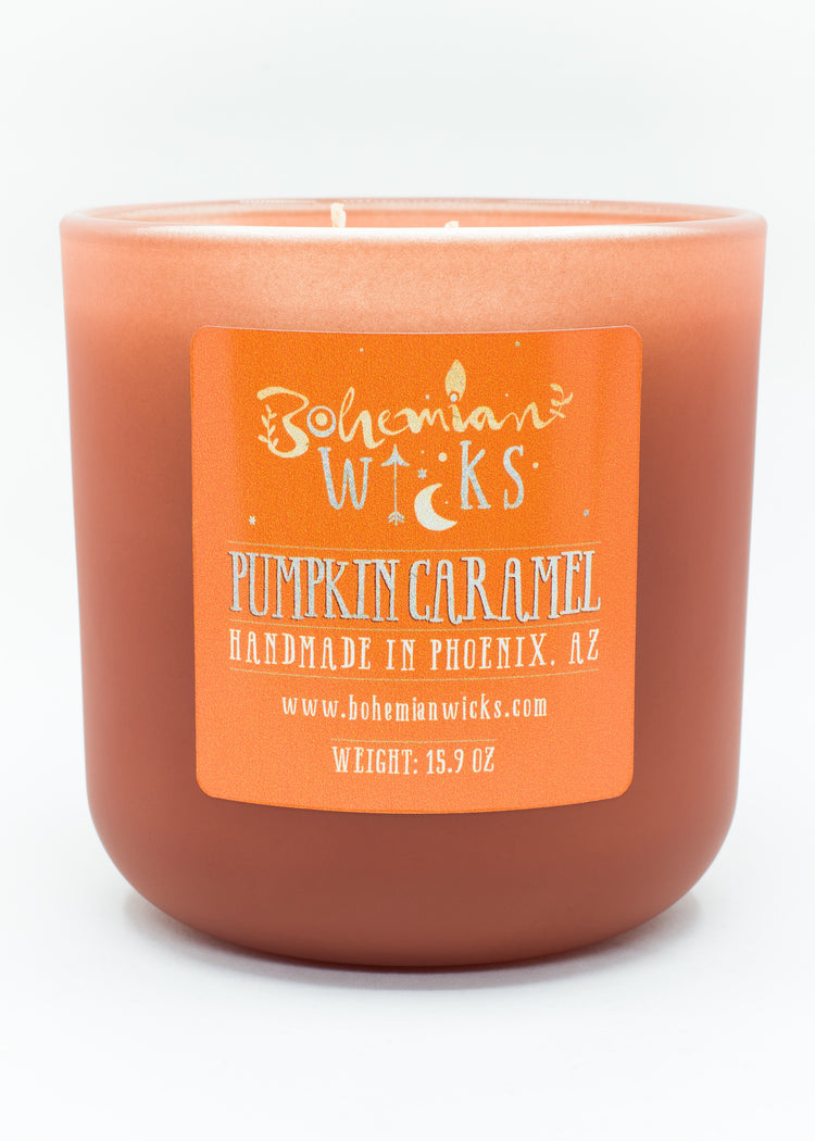 Bohemian Bliss Jar <br>Pumkin Caramel <br>2-Wick