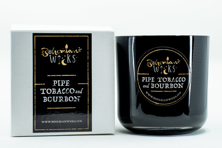 Bohemian Bliss Jar <br>Pipe Tobacco & Bourbon <br>2-Wick