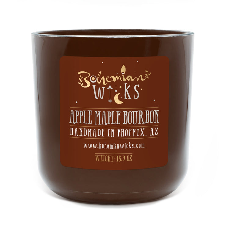 Bohemian Bliss Jar - Apple Maple Bourbon - 2-Wick